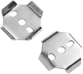 2pcs Towel Bar Replacement Parts, 39x39mm Stainless Steel Square Buckle Wall by lasuroa