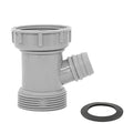 Kitchen Sink Drain Pipe Adapter Wye, Y-Shaped Strainer Connector Waste Outlet by Cinsda