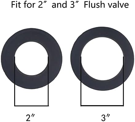 Universal Toilet Tank To Bowl Gasket, 2 Kind Gasket and 2 Sets 5/16*3.15 inch - Image 2
