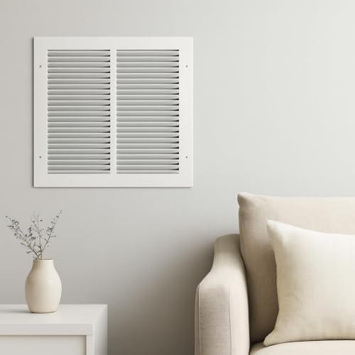14 x 14 Inch Return Air Vent Cover, Solid Steel HVAC Grille - Image 4