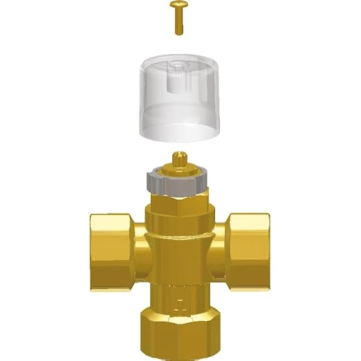 3/4 Inch, F1807 PEX, LF Brass Thermostatic Mixing Valve, Integral Check Valve - Image 3