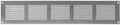 Repa Market Air Vent Cover 20x4 Inch Galvanized Steel Louvered Grill Cover by RepaMarket