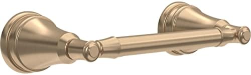 Delta Mylan Toilet Paper Holder Champagne Bronze Pivoting Tissue Roll Rod by DeltaFaucet