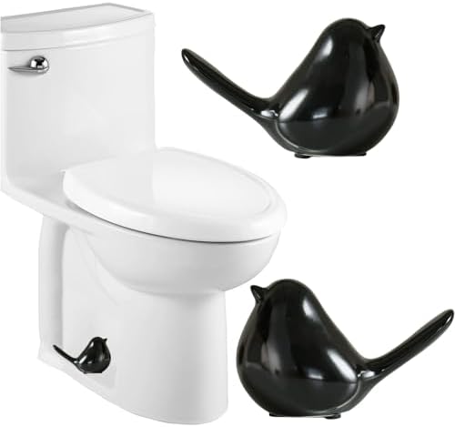 Ceramic Bird Toilet Bolt Covers Decorative Toilet Bolt Caps, Toilet Screw Cover by Unknown