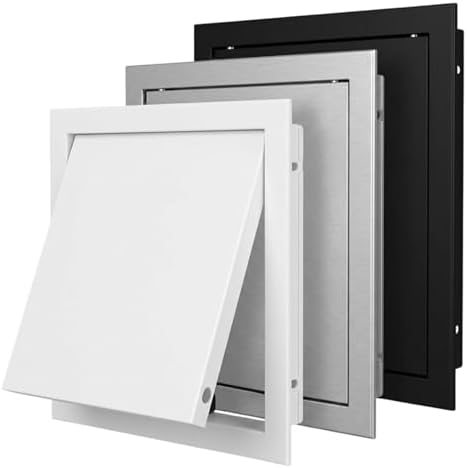Magnetic Plumbing Access Panel for Drywall, Easy Install Wall Cover Plate for by Unknown
