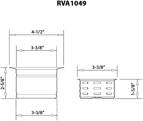 Ruvati Extended Garbage Disposal Flange - Image 5