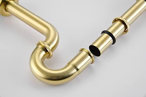 Bathroom Sink Stopper Bottle Trap, U-Shape 1-1/4 inch Slip Inlet Drain Complete - Image 5