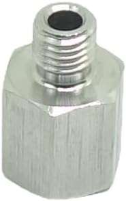 1 Piece 1/8" NPT Pipe Female x M8*1 Male Metric Gauge Adapter Stainless 304 - Image 3