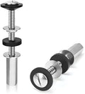 2PCS Universal Toilet Tank to Bowl Bolts Kit, Stainless Steel Screws by QILIYINI