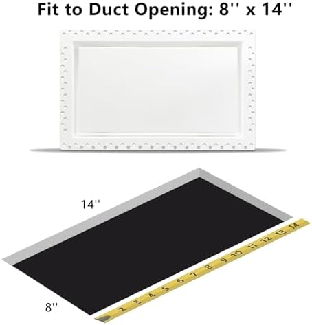 Flush Wall Vent Cover 8x14 Inch - Image 2