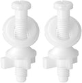 VRSS Plastic Toilet Seat Hinge Bolt Screws Replacement, 2 Pack by VRSS