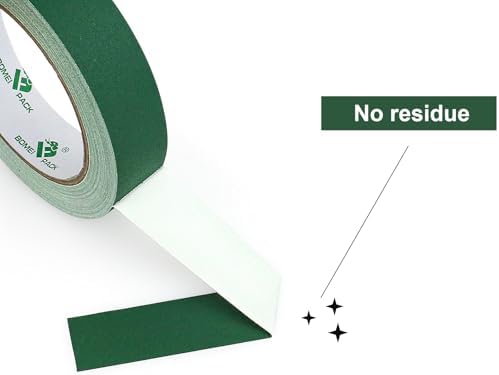 BOMEI PACK Dark Green Gaffer Tape, Matte Non-Reflective, 1inch x 30yds No - Image 4