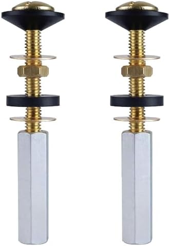 2 Pack Universal Toilet Tank to Bowl Bolt Kits, antfees Heavy Duty Toilet Seat by Unknown