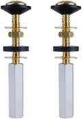 2 Pack Universal Toilet Tank to Bowl Bolt Kits, antfees Heavy Duty Toilet Seat by Unknown