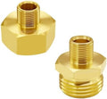 Lovegarden 2PCS 3/8 Compression Male to 3/4 GHT Garden Faucet Bushing Kit by Lovegarden