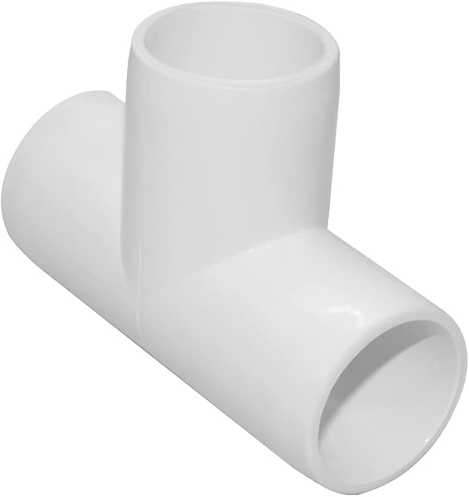 1-1/4 Inch Tee PVC Fitting 3 Way Connector, Furniture Grade Corner Fittings - Image 5