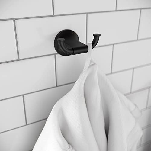 Pfister Pfirst Modern Towel Hook, Bathroom Towel Hook, Wall-Mounted, Matte - Image 2