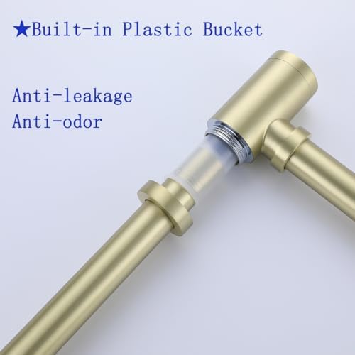 Bottle P Trap Brushed Gold 1 1/4 - Image 6