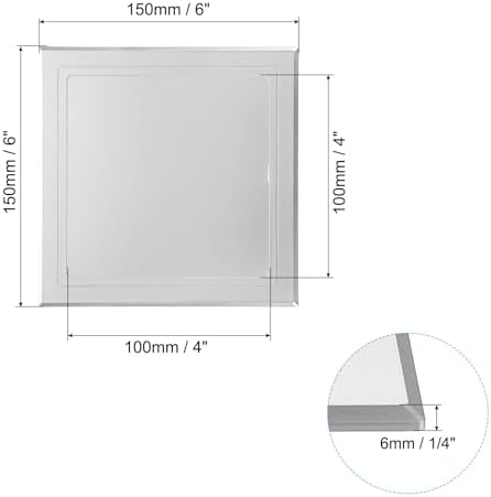 PATIKIL 4x4 inch Self-Adhesive Access Panel, ABS Plumbing Access Doors Easy - Image 2