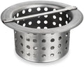 Commercial Floor Drain Strainer Basket, Heavy Duty 304 Stainless Steel Hair by Phivan