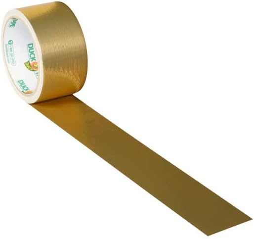 Duck Brand 280748 Color Duct Tape, Metallic Gold, 1.88 Inches x 10 Yards Each - Image 3