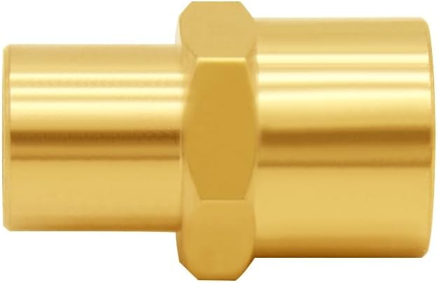 Uenede Brass 1/4" NPT Female to 3/8" NPT Female Reducer Adapter - Image 4