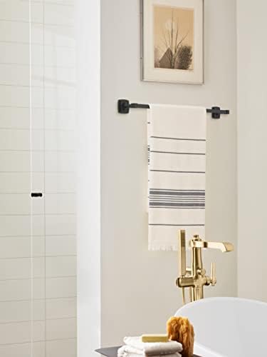 Amerock Stature 24" Matte Black Towel Bar - Image 3