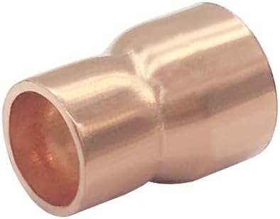 Joywayus 5PCS 1/2" x 3/8" ID Copper Sweat Reducer Coupling Pipe Fitting - Image 6