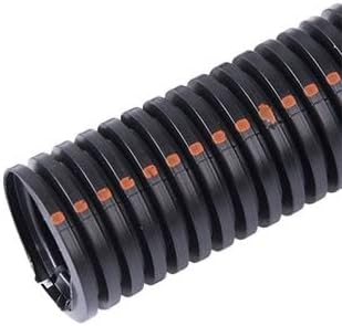 Electriduct 2" UV Rated Flame Retardant Wire Loom Black Nylon Split Tubing - Image 4