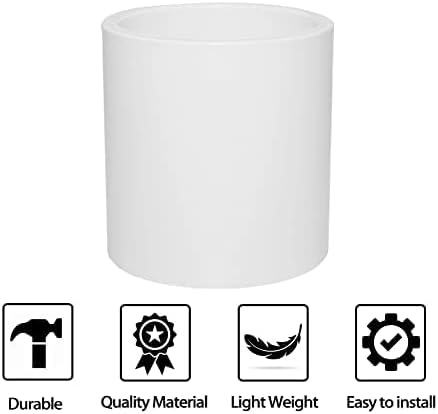 10PCS 3/4" PVC Pipe Coupling Slip SCH40 White | Connector Adapter Pipe Fitting - Image 5
