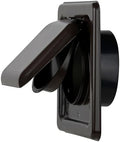 NO-PEST VENT Dual Door Dryer Vent Cover 4 Inch Outdoor, Made in USA, Highest by No-PestVent