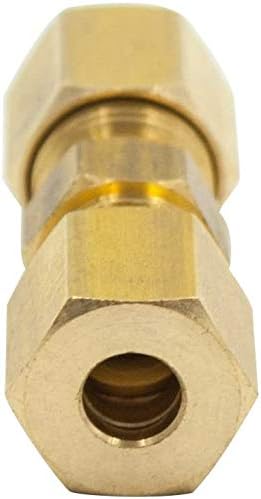 Pack of 2 Compression Brass Tube Fitting, 1/2" Tube OD x 1/2" Tube OD - Image 5