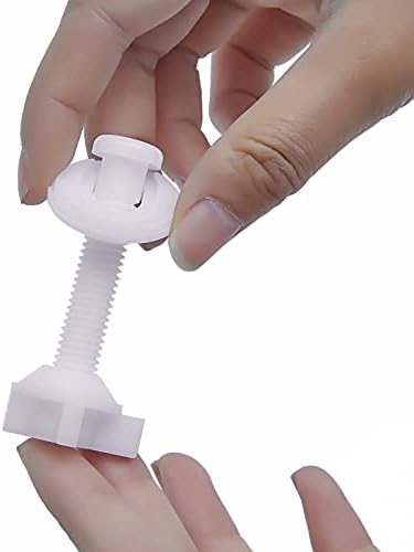 A.I.FORCE Plastic Toilet Seat Hinge Bolt Lid Screws Replacement Kit - Image 7