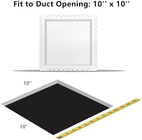 Flush Wall Vent Cover 10x10 Inch - Image 2