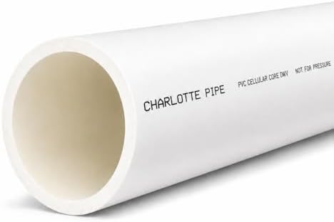 Schedule 40 DWV PVC Foam Core Pipe, 1-1/2 to 6 Inch Diameter, Cut to Length by Unknown