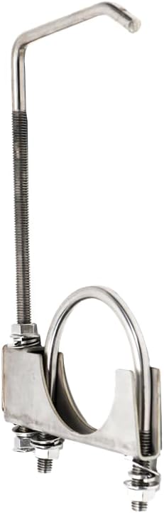 2 Pcs 3.0" Exhaust Clamp with Hanger, Heavy Duty Exhaust Hanger with Clamp - Image 7