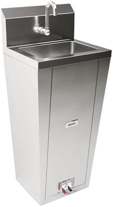 10 in. x 14 in. Stainless Steel Hands-Free Hand Sink by AmGood