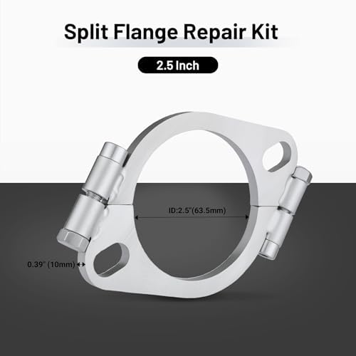 EVIL ENERGY Split Flange Repair Kit, Exhaust Flat Oval Flange Connection - Image 2