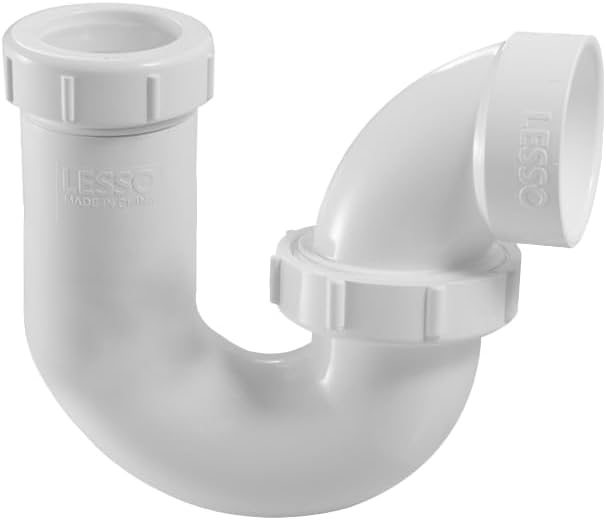 LESSO P Trap PVC 1.5 to 1-1/4 Inch by LESSO