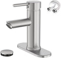 Bathroom Faucet for 1 or 3 Holes, Brushed Nickel by Greenspring