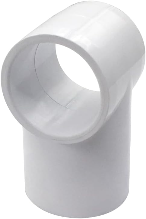 1“ Slip Tee PVC Fitting, Furniture Grade PVC DIY Connector - Image 3