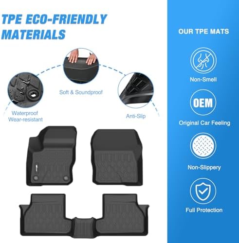 Nilight TPE Floor Mats for Ford Focus Hatchback Gasoline - Image 3