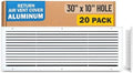 Fits 30x10 Hole | Aluminum Return Air Grille by Handua | Vent Cover Grill by Handua