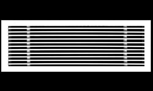 HVAC Premium 28"W X 8"H Linear Aluminum Clip-On Bar Return Air Grille by HVACPremium