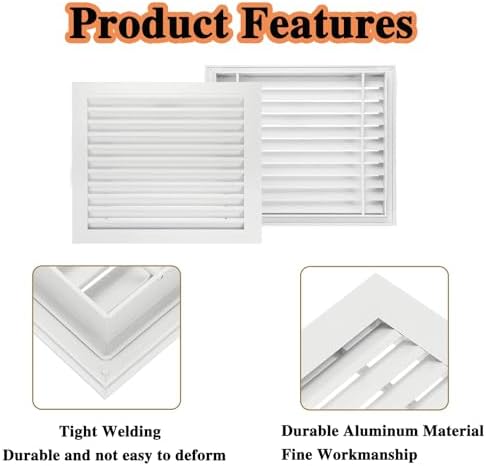20x34in White Return Air Grille - Image 3