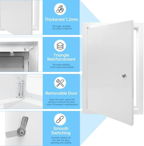 24 x 30 Access Panel for Drywall, Thickened to 1.2 mm - Image 4