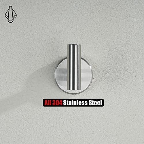 JQK Bathroom Towel Hook, Coat Robe Clothes Bath Wall Hooks - Image 5