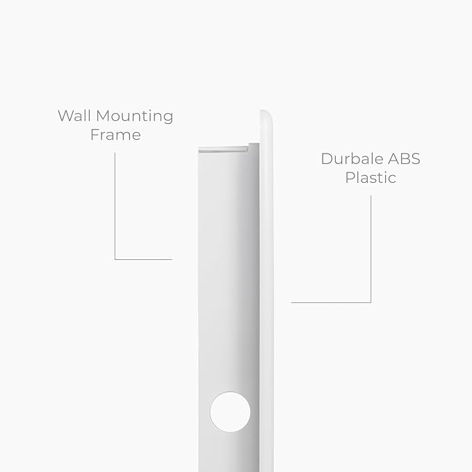8x8 Inch White Access Panel for Drywall – ABS Plastic Square Wall, Ceiling - Image 4