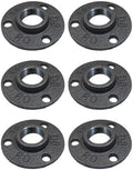3/4" FLANGE: Industrial Threaded Black Iron Pipe Fittings; Natural by PRIMPIPEWORKS