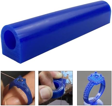Carving Wax Tube Ring for Making Rings Mold Hard Wax Blank Large Flat Side Tube - Image 2